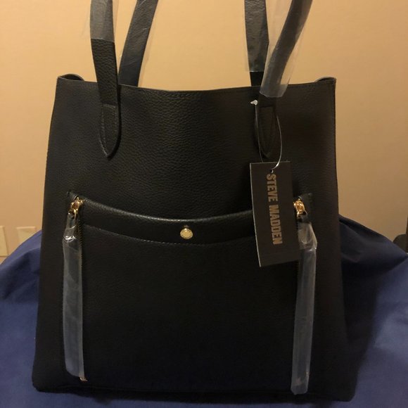 Steve Madden Lou Pocket Tote - Picture 1 of 3
